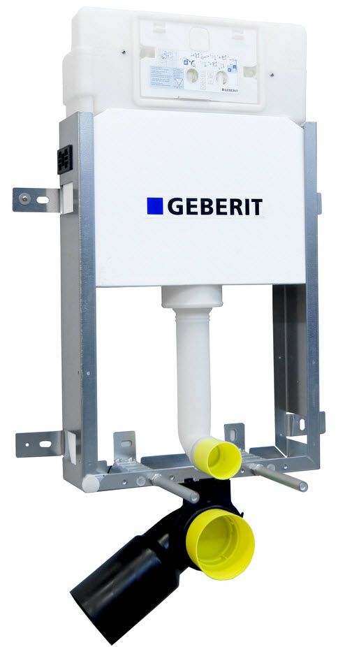 GEBERIT DELTA 110.100.00.1 - ΚΑΖΑΝΑΚΙ ΕΝΤΟΙΧΙΣΜΕΝΟ ΓΙΑ ΚΡΕΜΑΣΤΗ ΛΕΚΑΝΗ (ΔΙΠΛΟ ΤΟΥΒΛΟ)