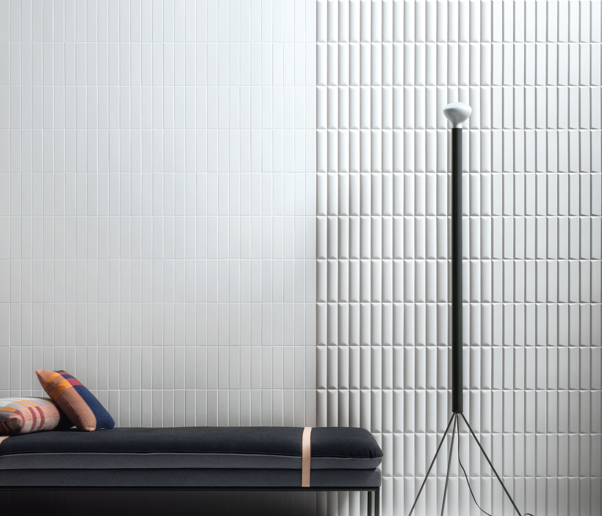 41 ZERO 42 - ΠΛΑΚΑΚΙ BISCUIT PLAIN BIANCO 5x20cm