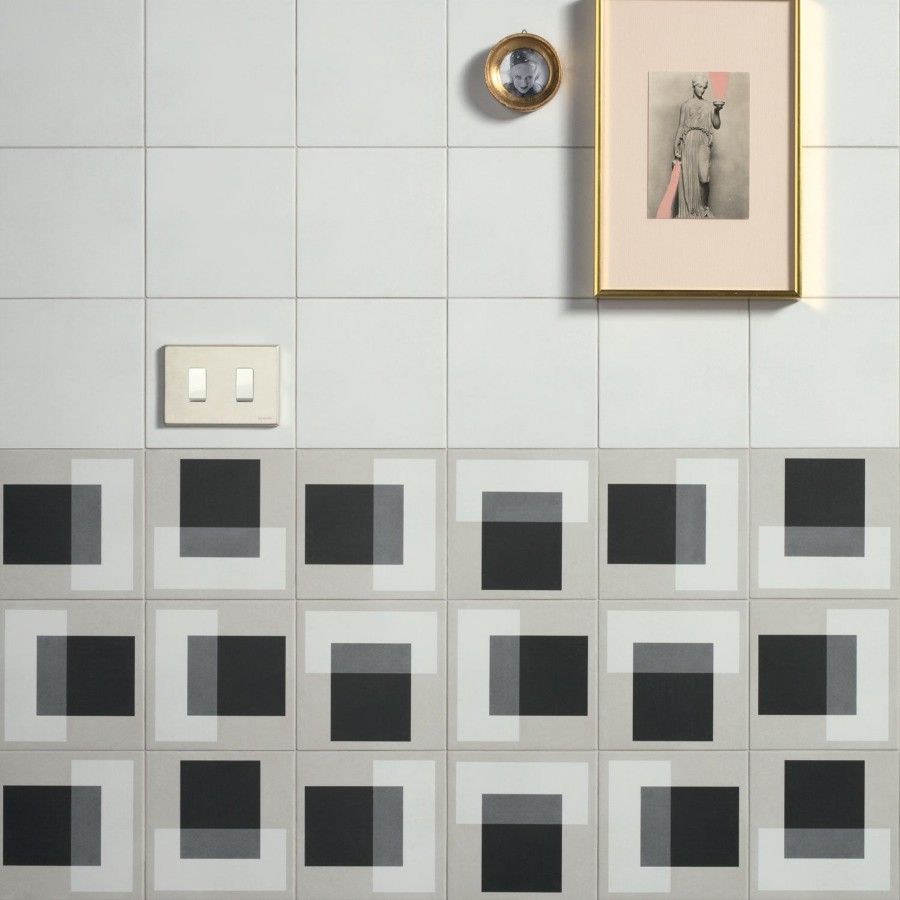 41 ZERO 42 - ΠΛΑΚΑΚΙ FUTURA 4100521 WHITE 15x15cm