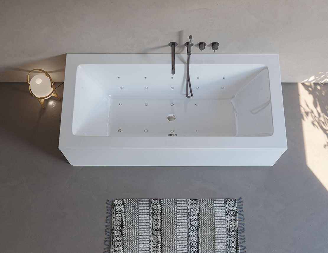 SANYCCES CUBE - ΕΝΤΟΙΧΙΖΟΜΕΝΗ ΑΚΡΥΛΙΚΗ ΜΠΑΝΙΕΡΑ (BUILT-IN)