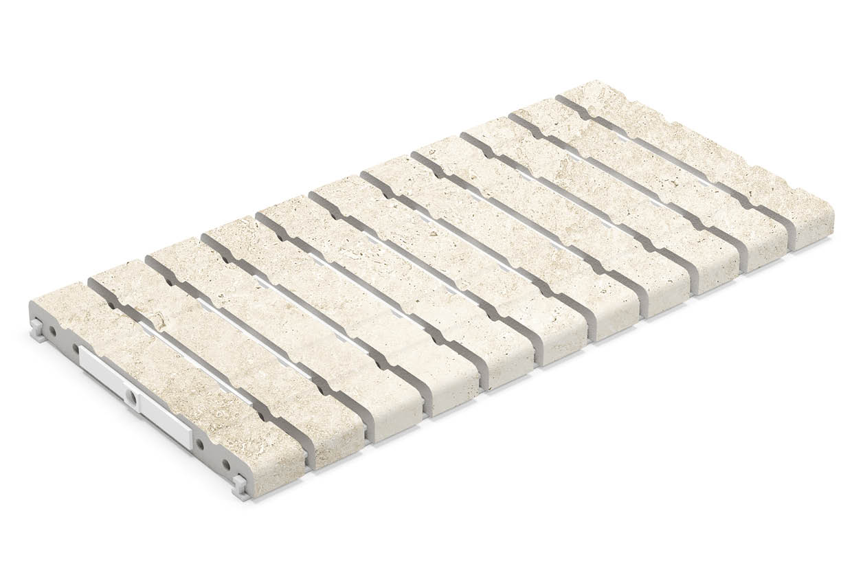 Crosscut Puro Σχάρα Αποστράγγισης RJ25 FLEX 24.5x50cm Matt R11 Mayor