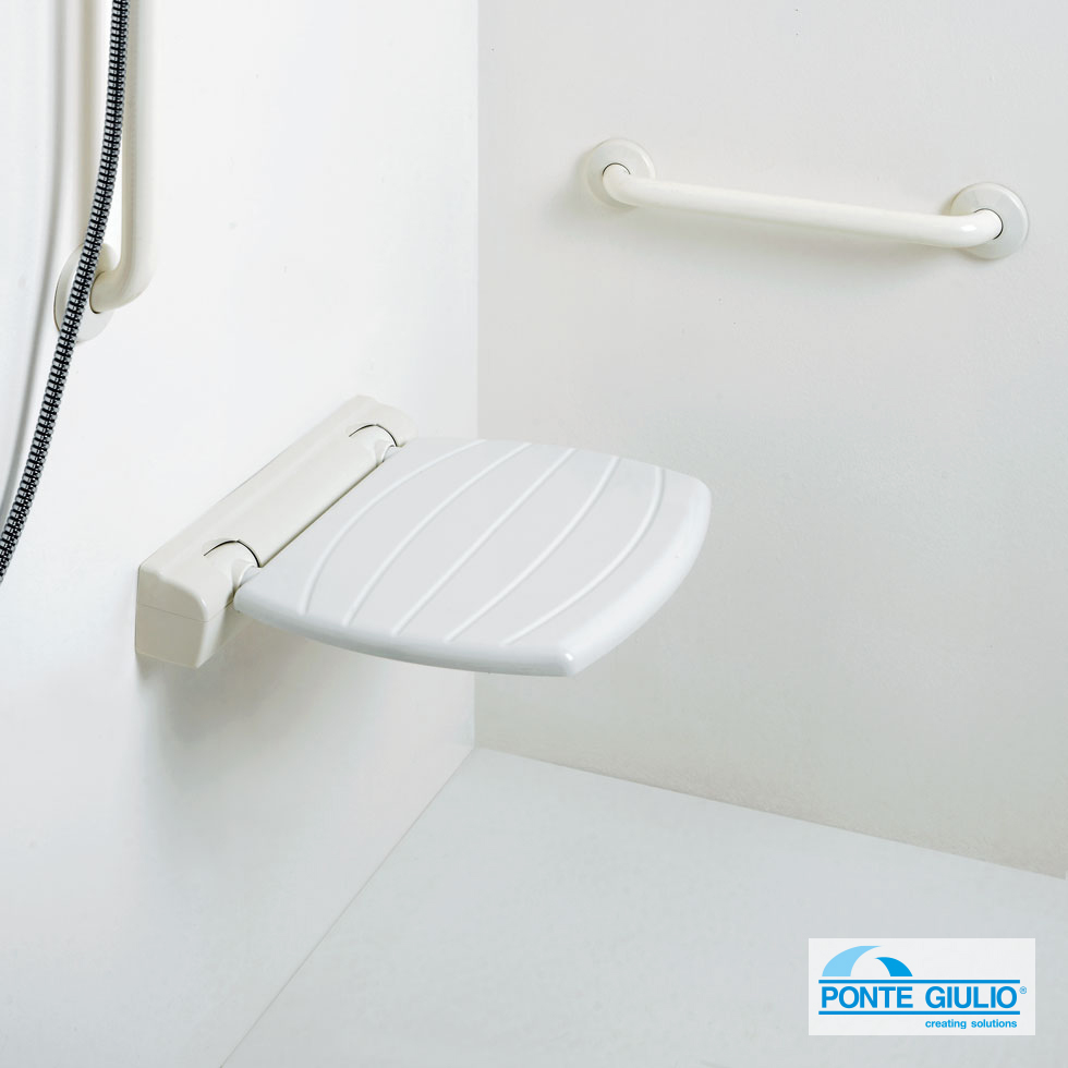 Kάθισμα τοίχου ανακλινόμενο 40x42 paint amea White