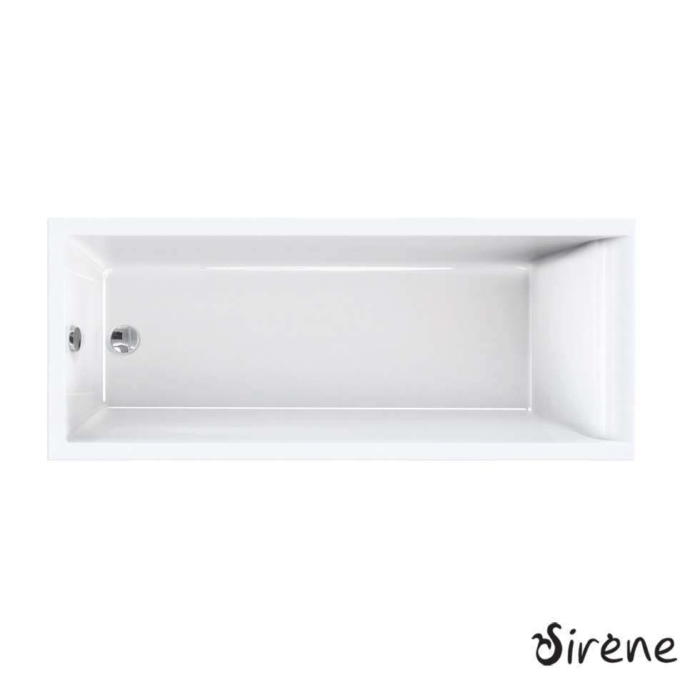 Μπανιέρα Ακρυλική CLARISSA 130x70 Sirene White