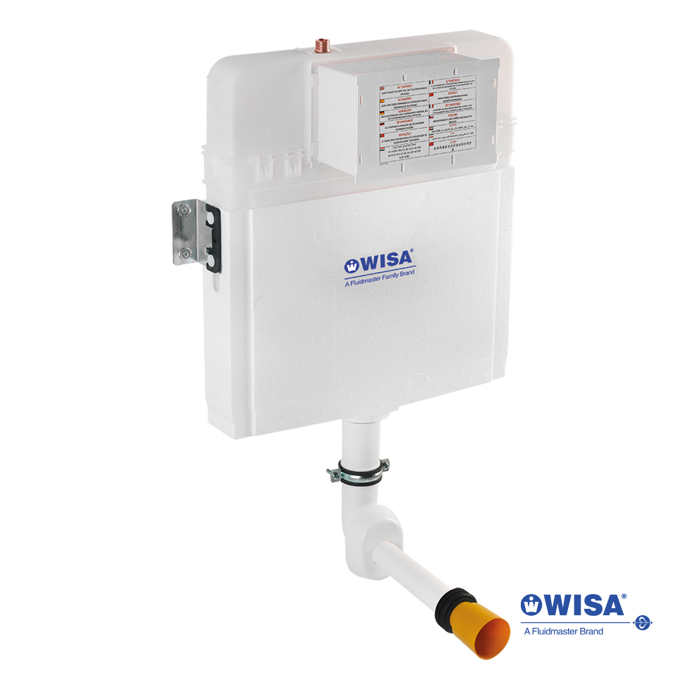 Εντοιχιζόμενο Καζανάκι Slim Basic για λεκάνη υψηλής πίεσης, WISA (8050452955G)