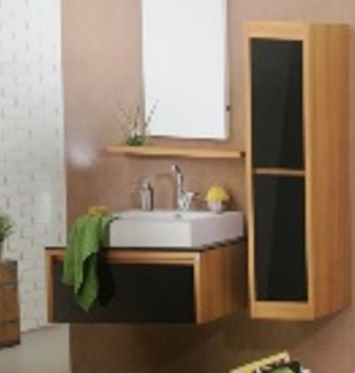 ΕΠΙΠΛΟ ΜΠΑΝΙΟΥ 90x201 εκ. ΧΩΡΙΣ ΝΙΠΤΗΡΑ OAK PEARL/BLACK - ΕΠΙΠΛΟ ΜΠΑΝΙΟΥ 90x201 εκ. ΧΩΡΙΣ ΝΙΠΤΗΡΑ OAK PEARL/BLACK -