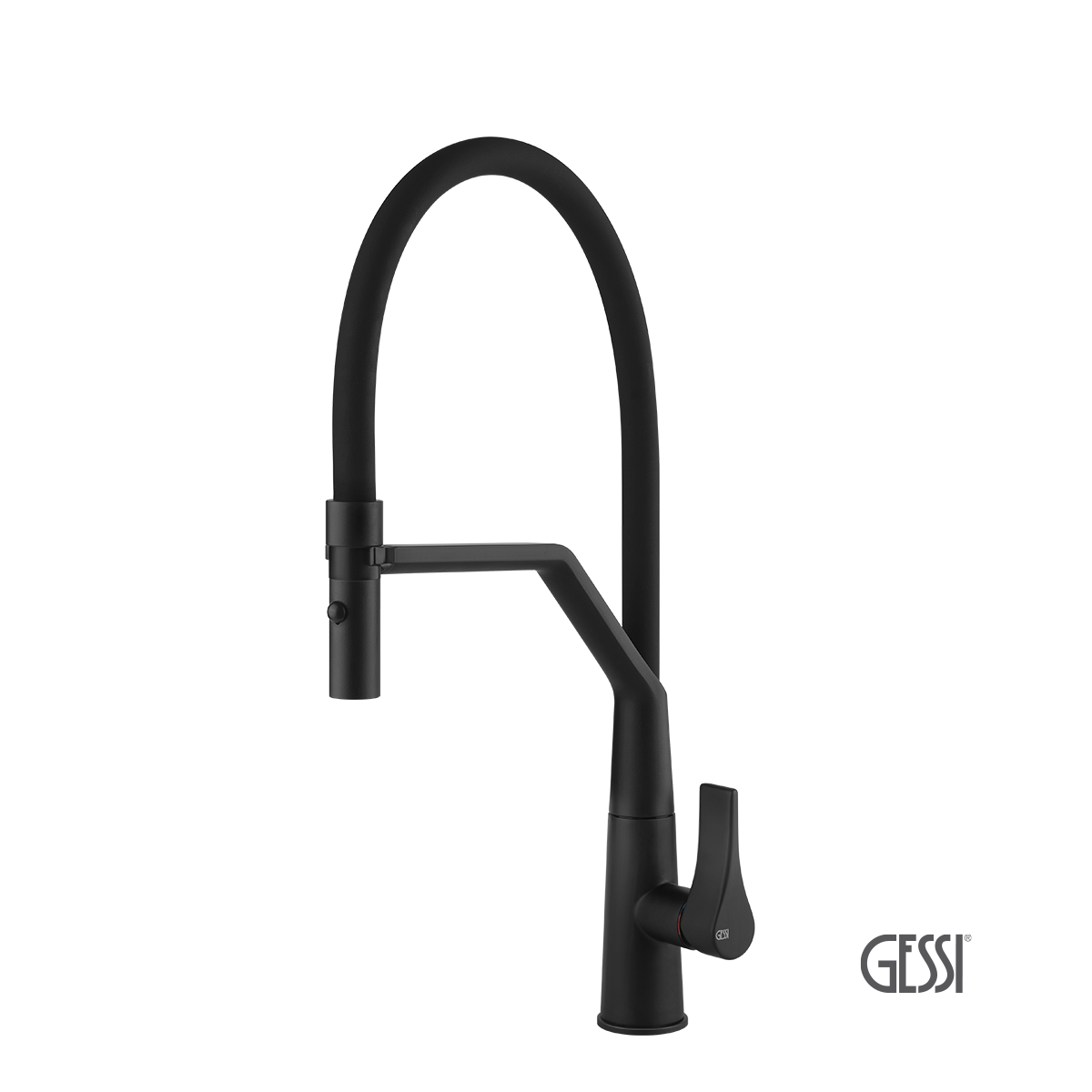 Μπαταρία Νεροχύτη Κουζίνας Proton Gessi Black Matt