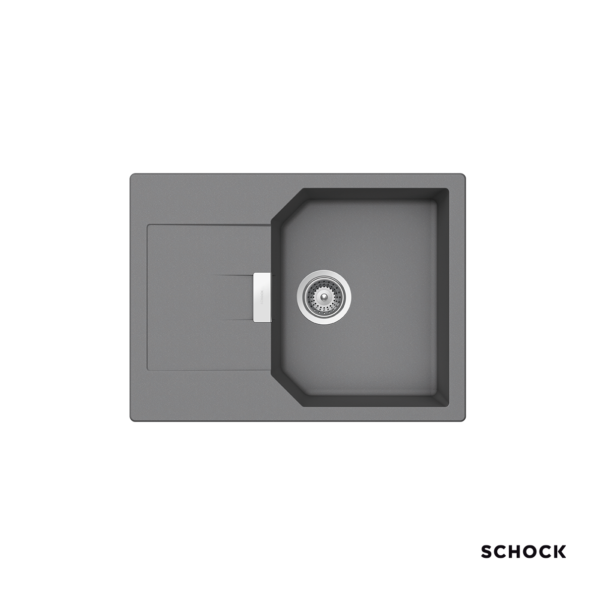 Νεροχύτης Κουζίνας Γρανίτη Manhattan 69x51 Schock Cristalite Croma Granite