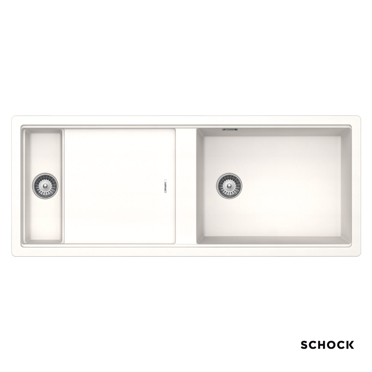 Νεροχύτης Κουζίνας Γρανίτη Prepstation 114x46 Schock Cristadur Polaris Granite