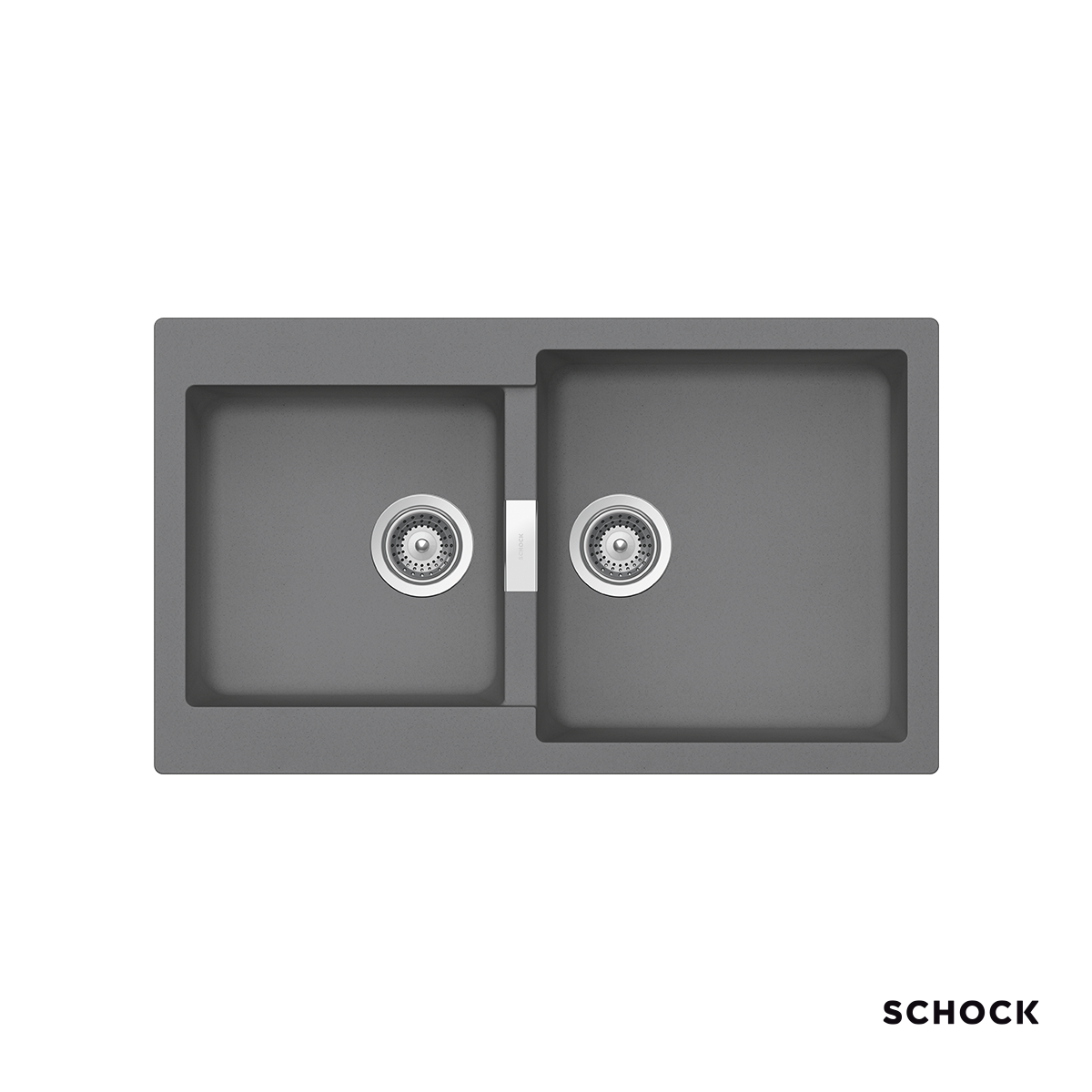 Νεροχύτης Κουζίνας Γρανίτη Manhattan 86x50 Schock Cristalite Croma Granite