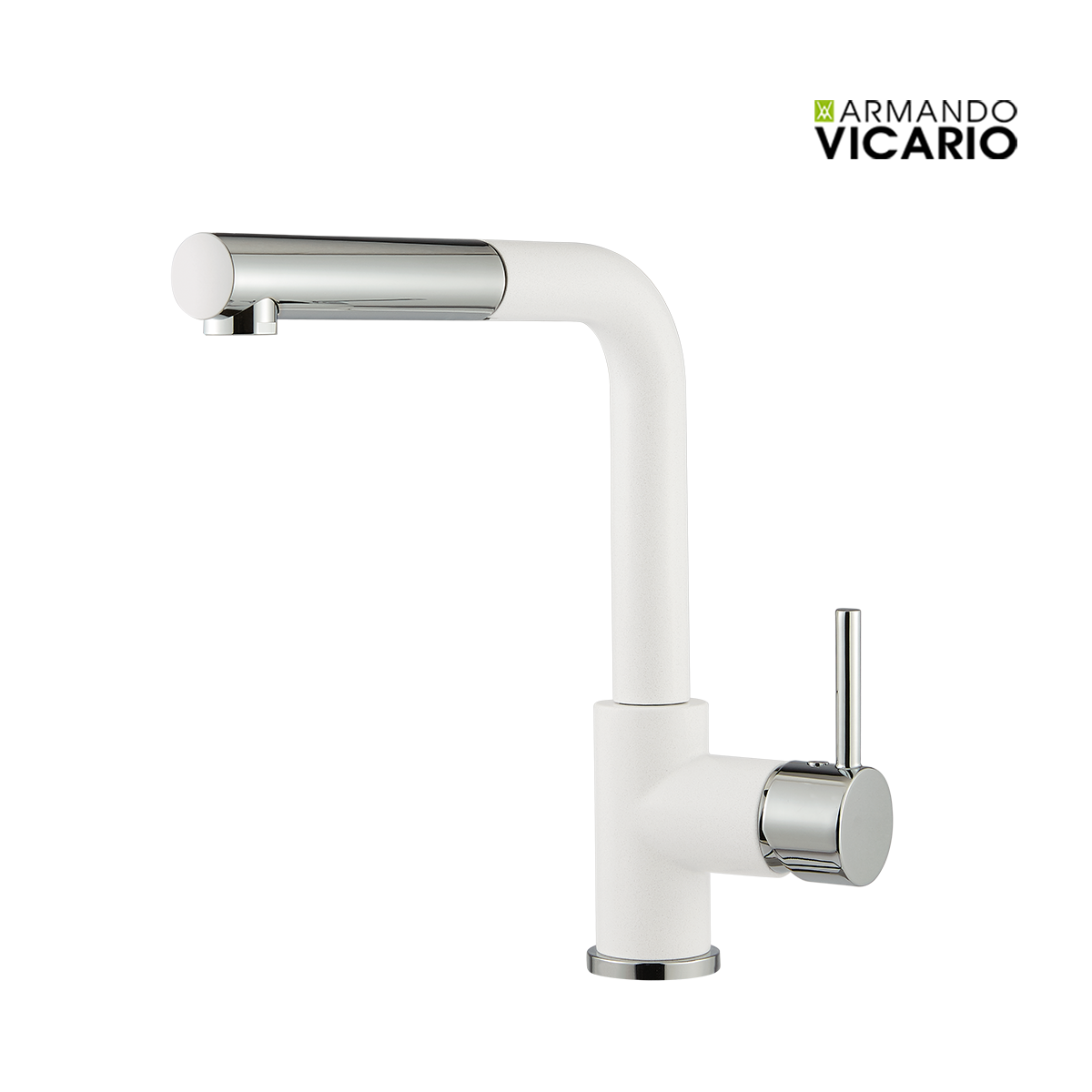 Μπαταρία Νεροχύτη Κουζίνας Fluo SuperWhite Granite