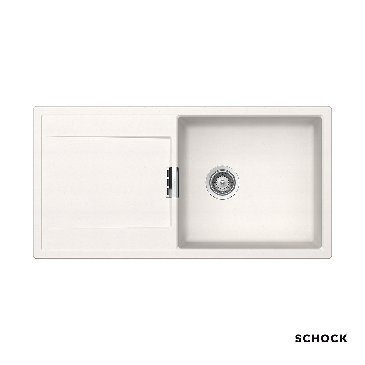 Νεροχύτης Κουζίνας Γρανίτη Mono 100x51 Schock Cristadur Polaris Granite