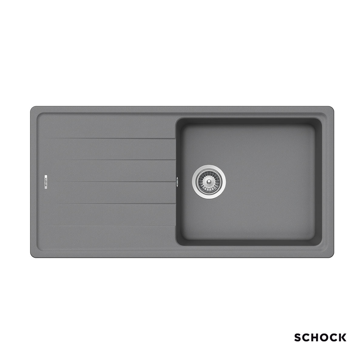 Νεροχύτης Κουζίνας Γρανίτη Element 100x50 Schock Cristalite Croma Granite