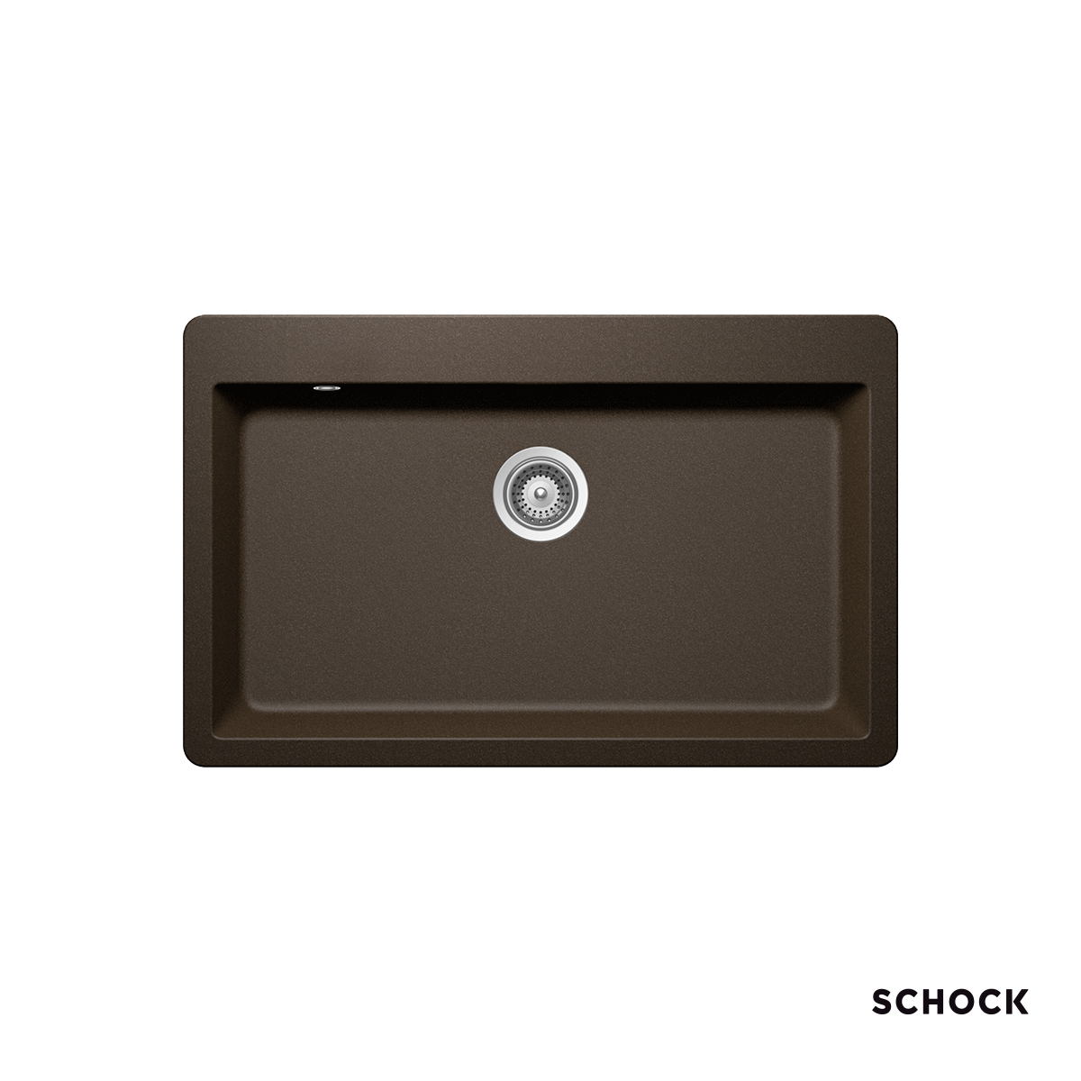 Νεροχύτης Κουζίνας Γρανίτη Mono 83,8x53 Schock Cristadur Bronze Granite