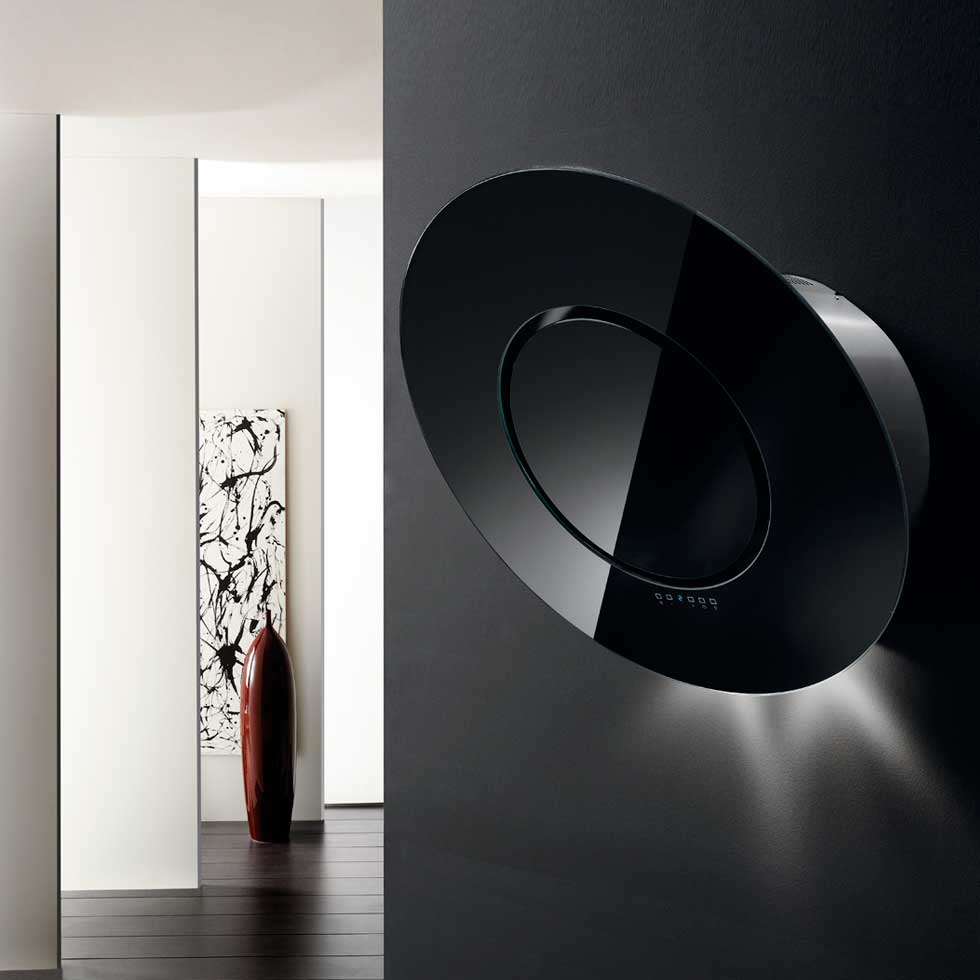 MOON 74 ΑΠΟΡΡΟΦΗΤΗΡΑΣ AIRONE ΚΡΥΣΤΑΛΛΟ ΜΑΥΡΟ