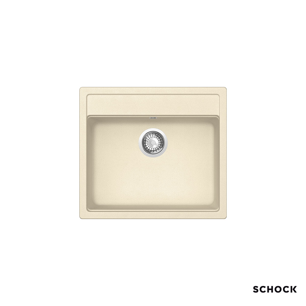 Νεροχύτης Κουζίνας Γρανίτη Manhattan 57x51 Schock Vanilla Granite