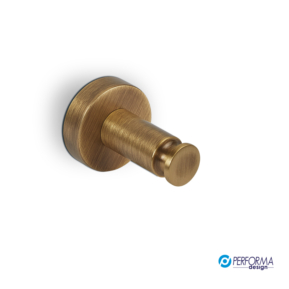 Άγκιστρο μπάνιου μονό wish Performa Bronze Brushed