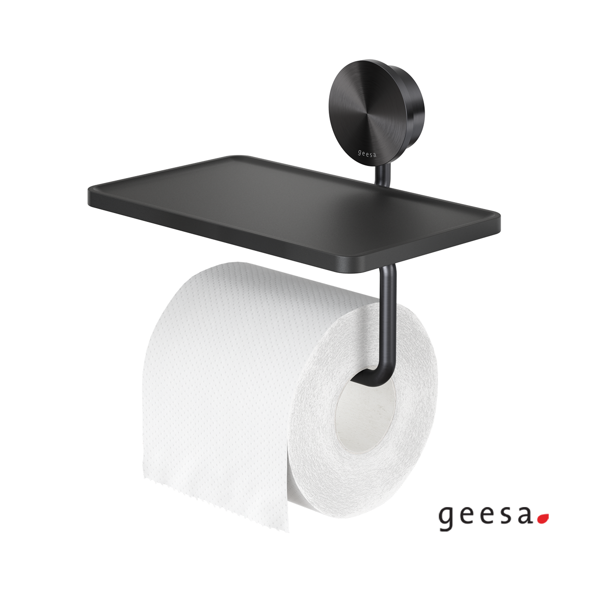 Xαρτοθήκη με Εταζέρα 18,5x12,9 εκ. OPAL Geesa Inox PVD Black Brushed