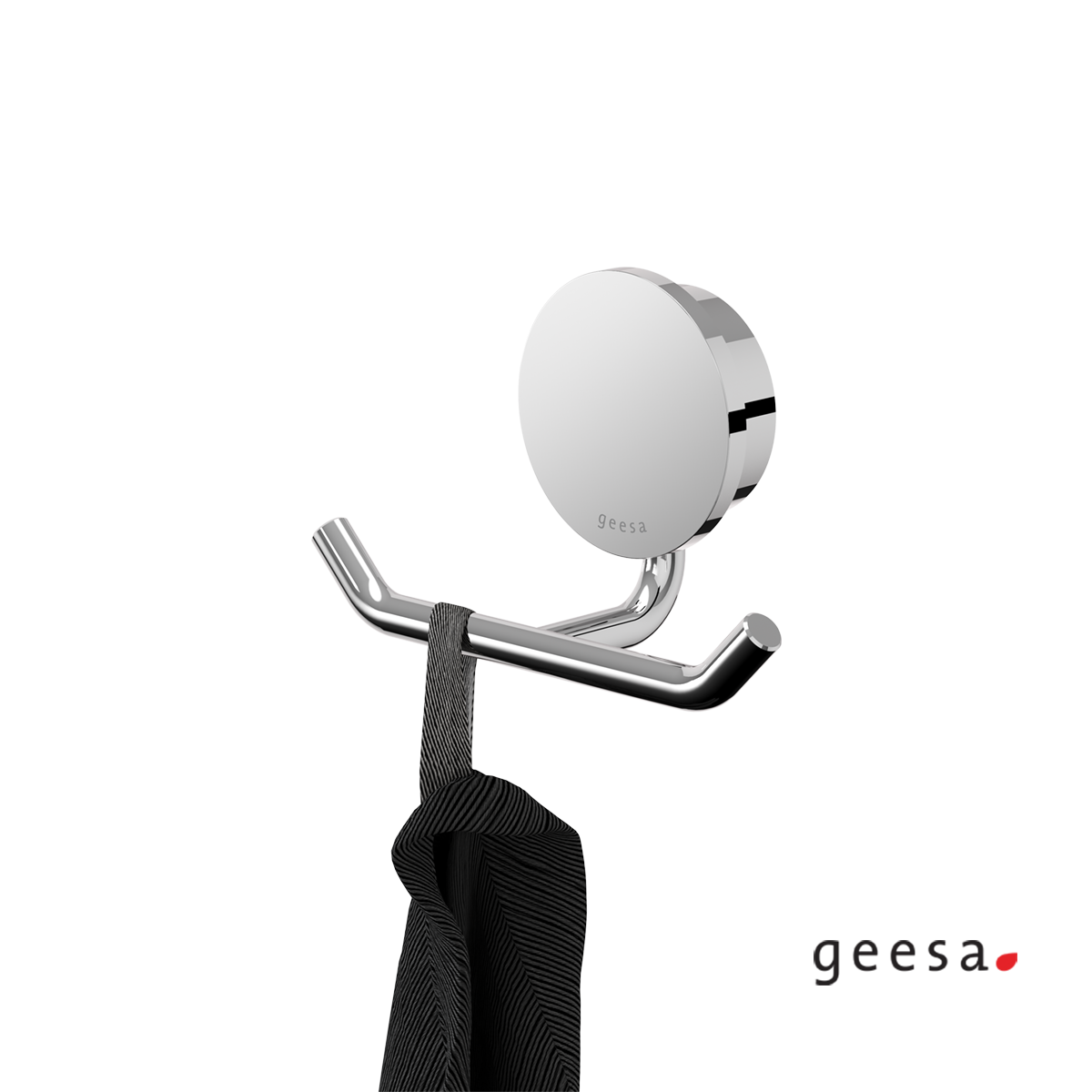 Άγκιστρο μπάνιου διπλό 4,6εκ. OPAL Geesa Chrome