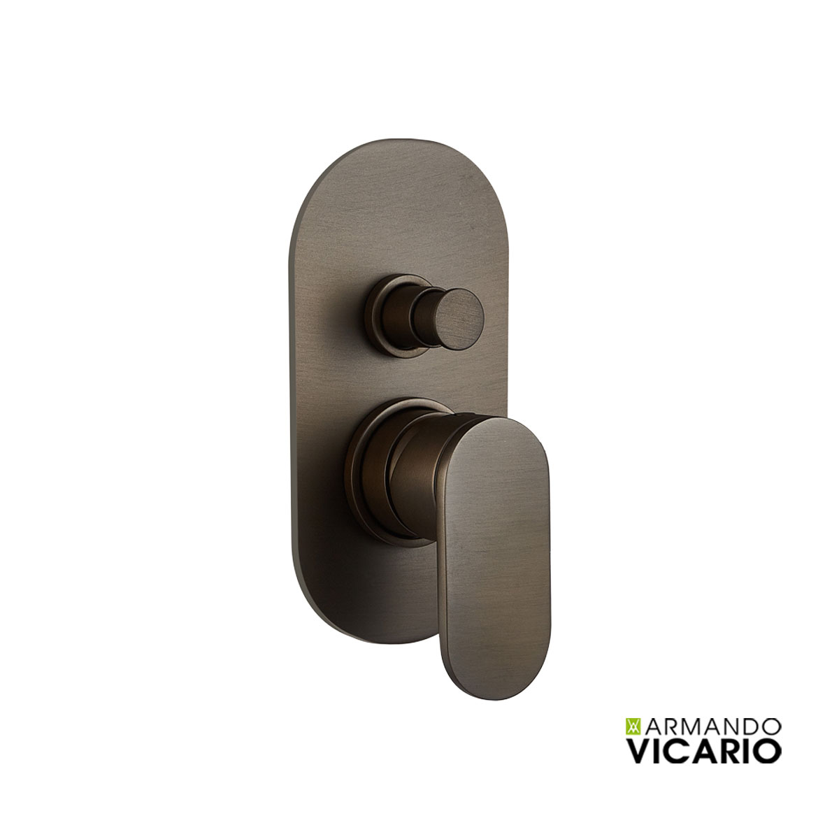 Μίκτης Εντοιχισμού 2 Εξόδων Slim Vicario Tuscany Brass