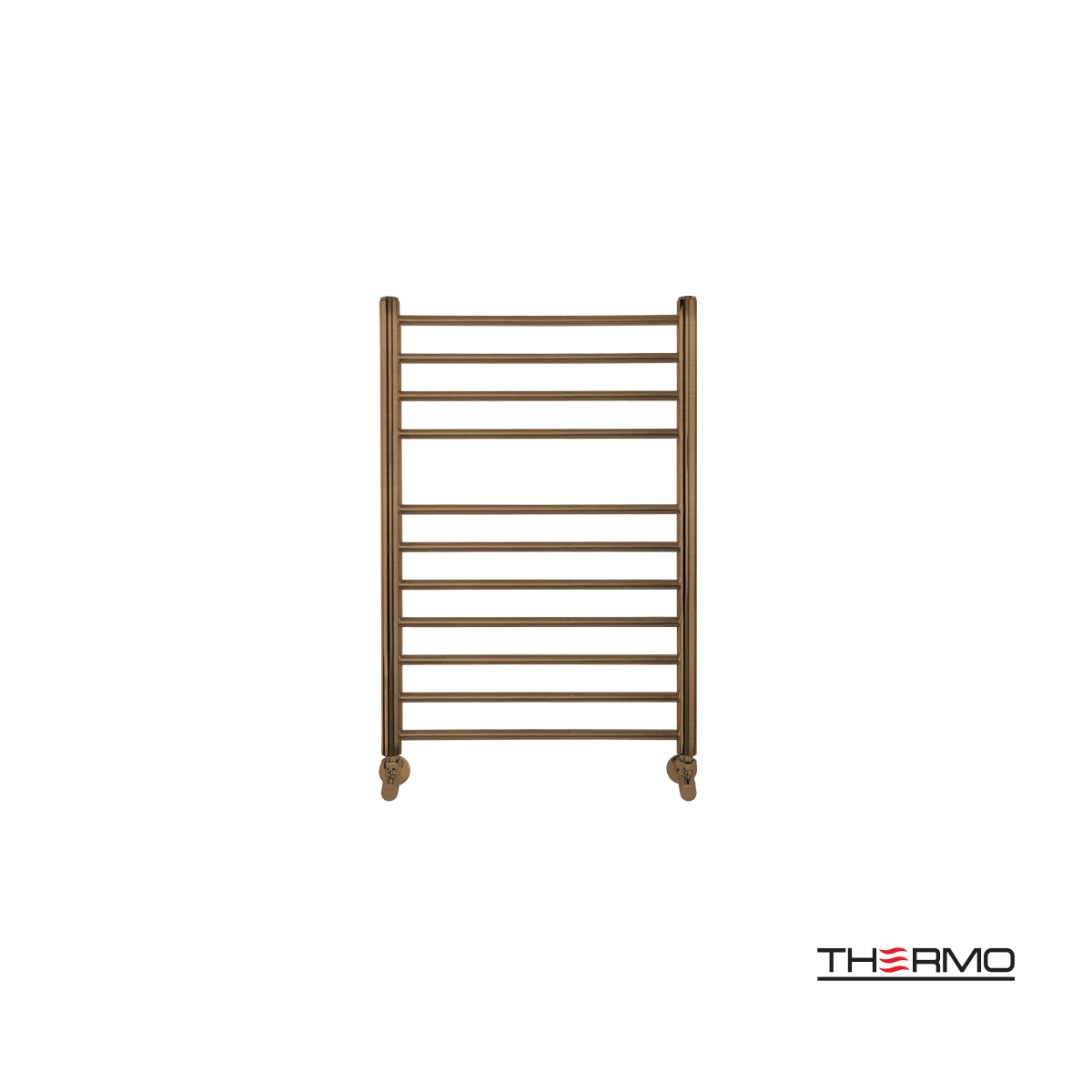 Θερμαινόμενη Πετσετοκρεμάστρα μπάνιου Inox BELLAVIA  75x50 Antique Brass