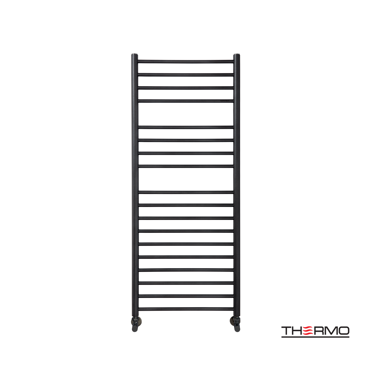 Θερμαινόμενη Πετσετοκρεμάστρα μπάνιου Inox BELLAVIA  120x50 Silk Black