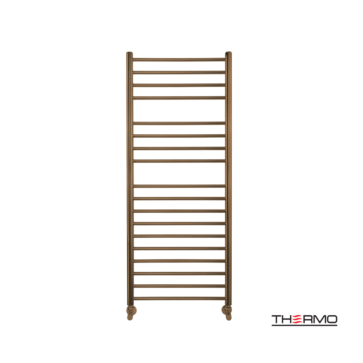 Θερμαινόμενη Πετσετοκρεμάστρα μπάνιου Inox BELLAVIA  120x50 Antique Brass