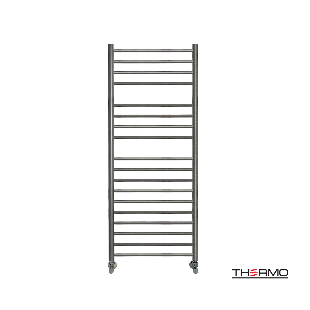 Θερμαινόμενη Πετσετοκρεμάστρα μπάνιου Inox BELLAVIA  120x50 Black Brushed PVD