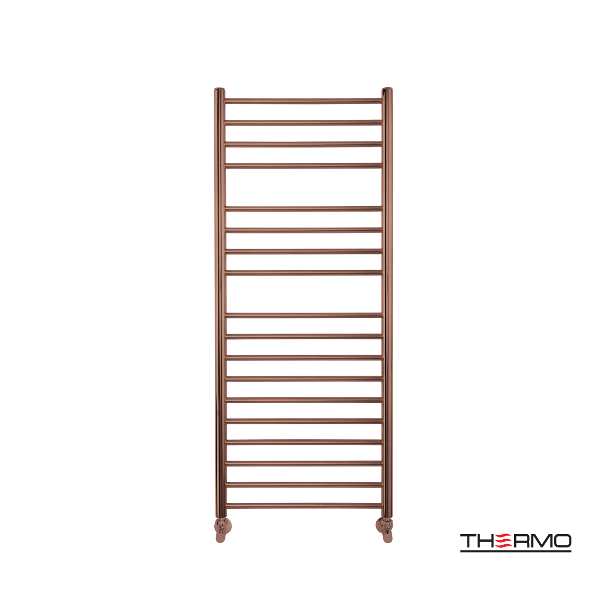 Θερμαινόμενη Πετσετοκρεμάστρα μπάνιου Inox BELLAVIA  120x50 Copper Brushed PVD