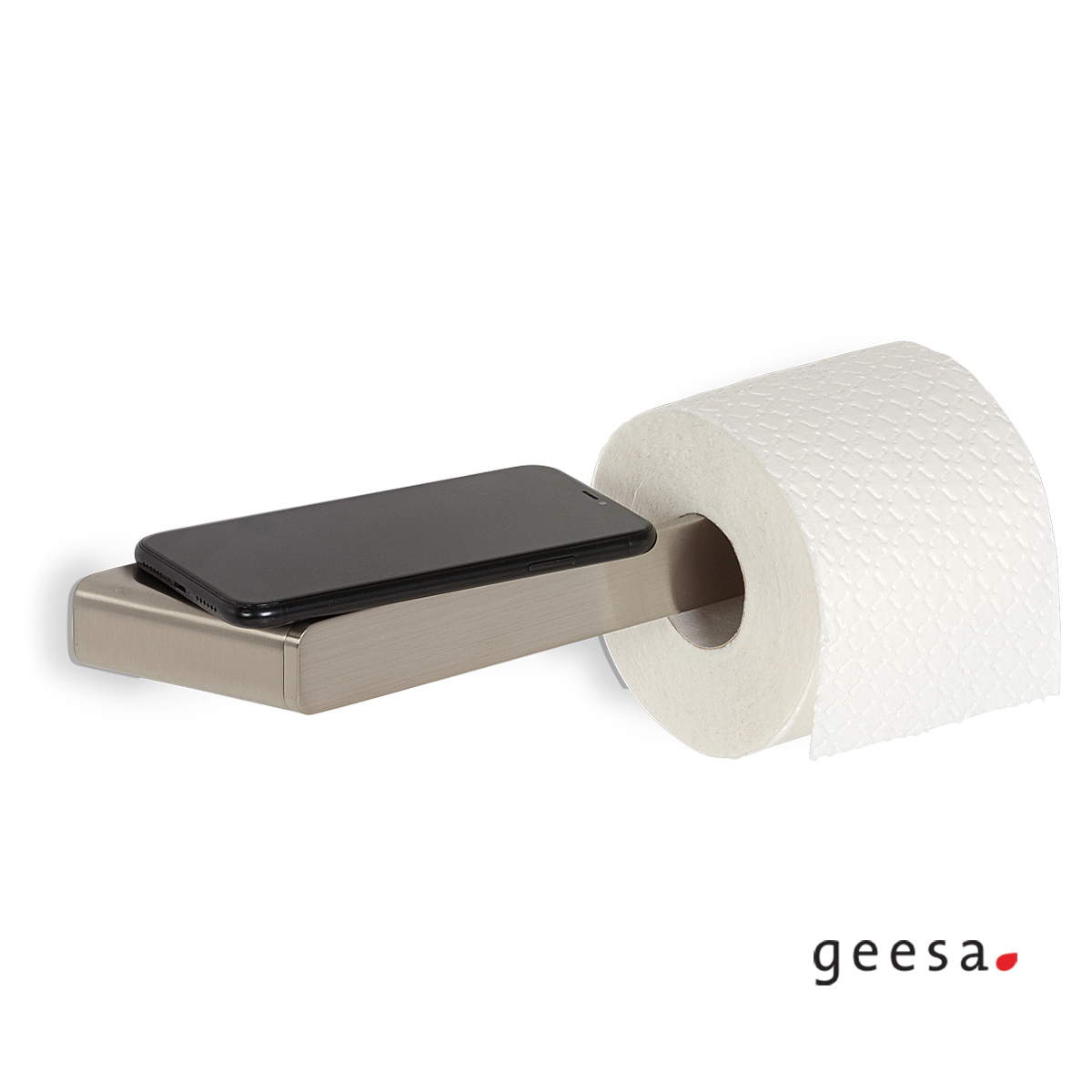 Χαρτοθήκη με Εταζέρα Shift Geesa Inox