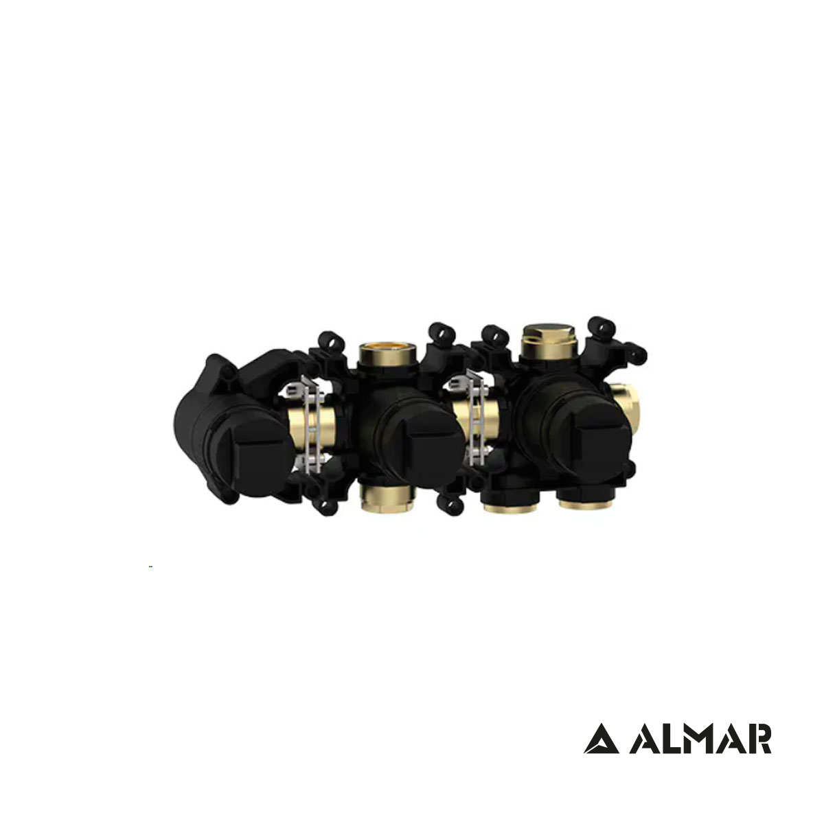 Εσωτερικό Τμήμα Μίκτης Εντοιχισμού 2-3 Εξόδων Core Push Almar