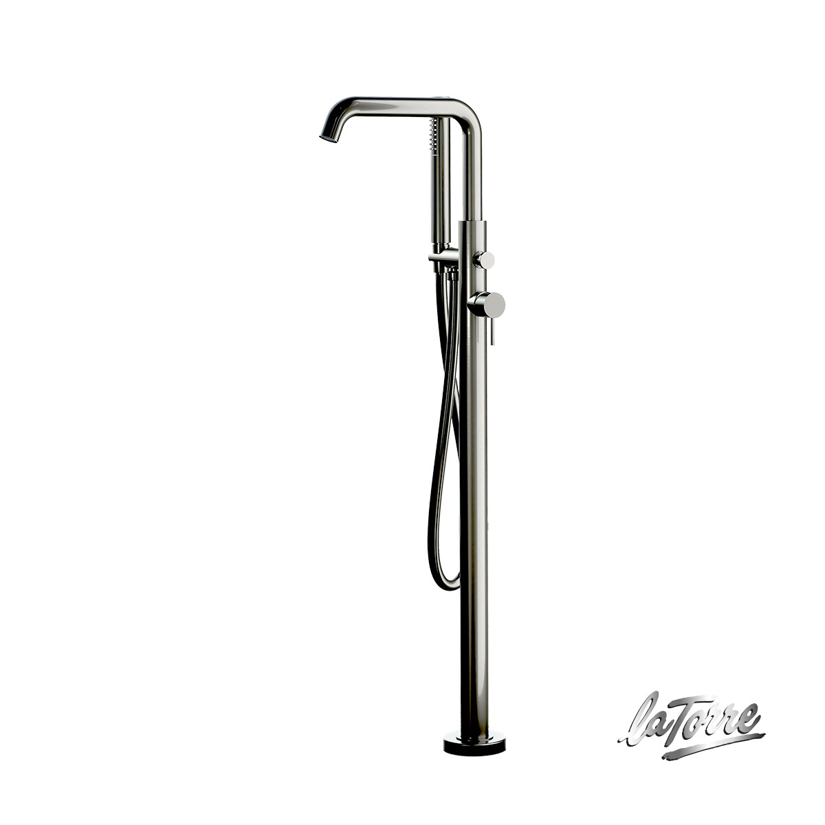 Μπαταρία Λουτρού Επιδαπέδια ELLE La Torre Inox