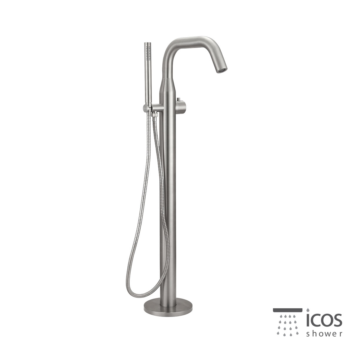 ΜΠΑΤ.ΛΟΥΤΡΟΥ ΕΠΙΔΑΠΕΔΙΑ ΥΨΟΣ 99,50 εκ. ICOS 316 BRUSHED INOX