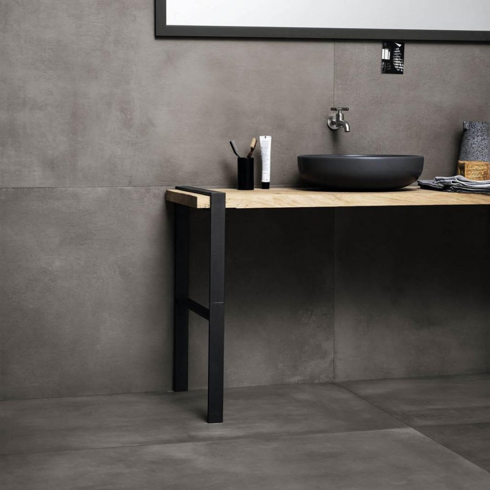 MARAZZI POWDER GRAPHITE 60X60 cm - ΓΡΑΝΙΤΟΠΛΑΚΑΚΙ RETTIFICATO ΜΑΤ M0AQ