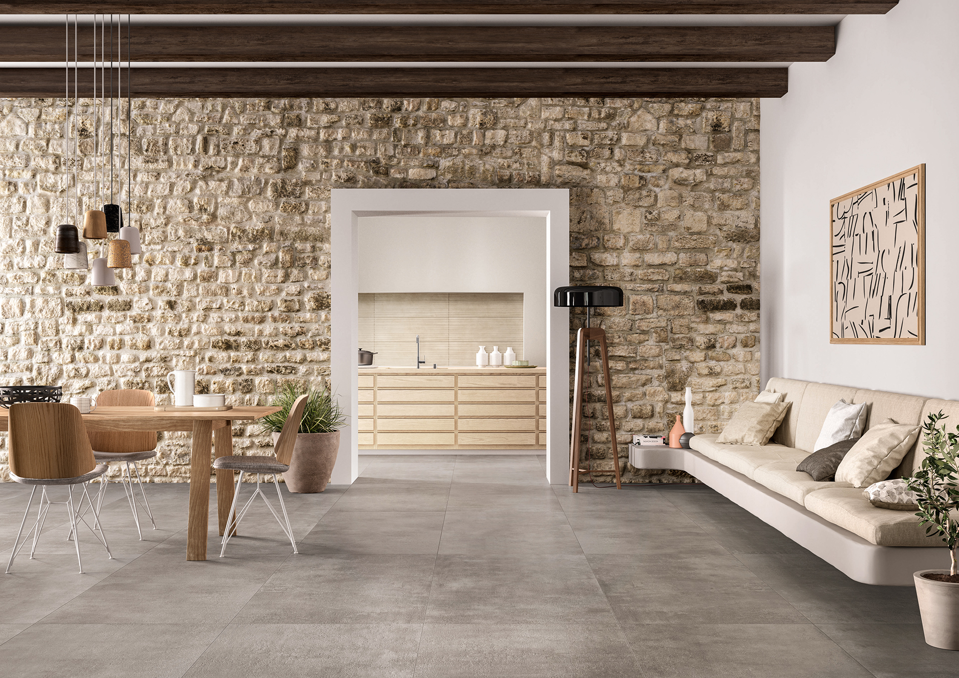 MARAZZI MEMENTO TAUPE 75X75 cm - ΓΡΑΝΙΤΟΠΛΑΚΑΚΙ RETTIFICATO ΜΑΤ M033