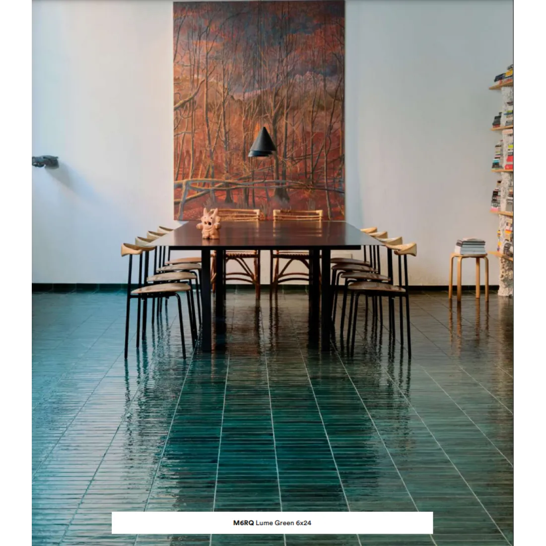 MARAZZI LUME GREEN LUX 6x24 cm - M6RQ ΠΡΑΣΙΝΟ