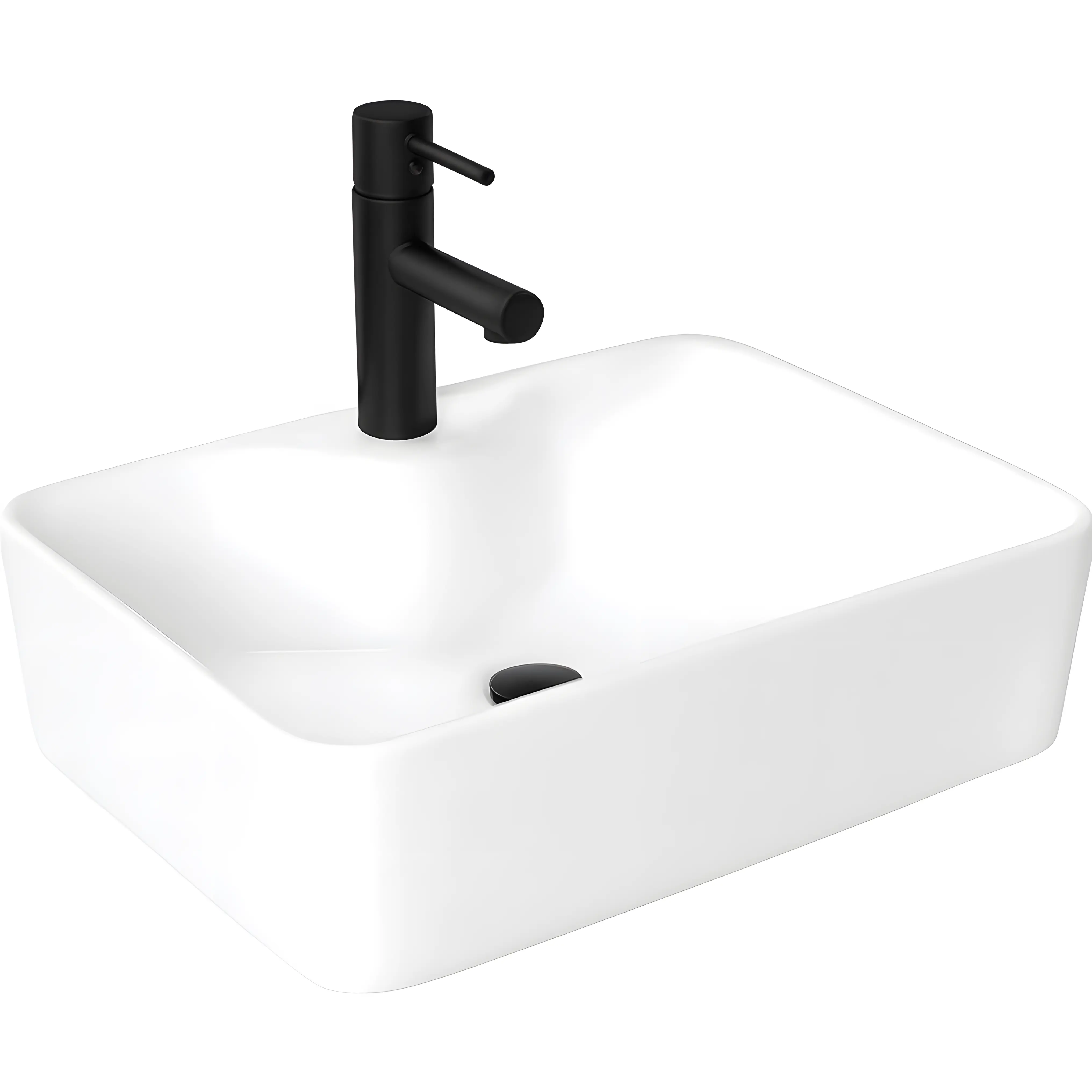 Νιπτήρας Πορσελάνης Basaro Cere 48.5 x 37.5 x 13.5 εκ. Γυαλιστερός