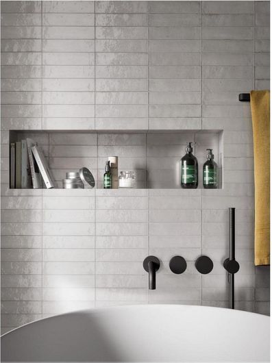 MARAZZI LUME WHITE LUX 6x24 cm - M6RN ΛΕΥΚΟ