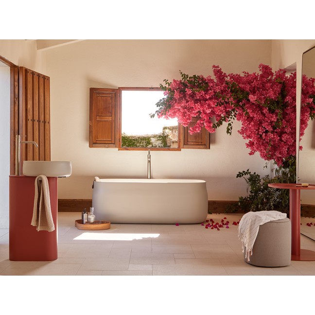 SANYCCES DUNA - ΕΛΕΥΘΕΡΗ ΜΠΑΝΙΕΡΑ SANYDUR MATT WHITE 160x75