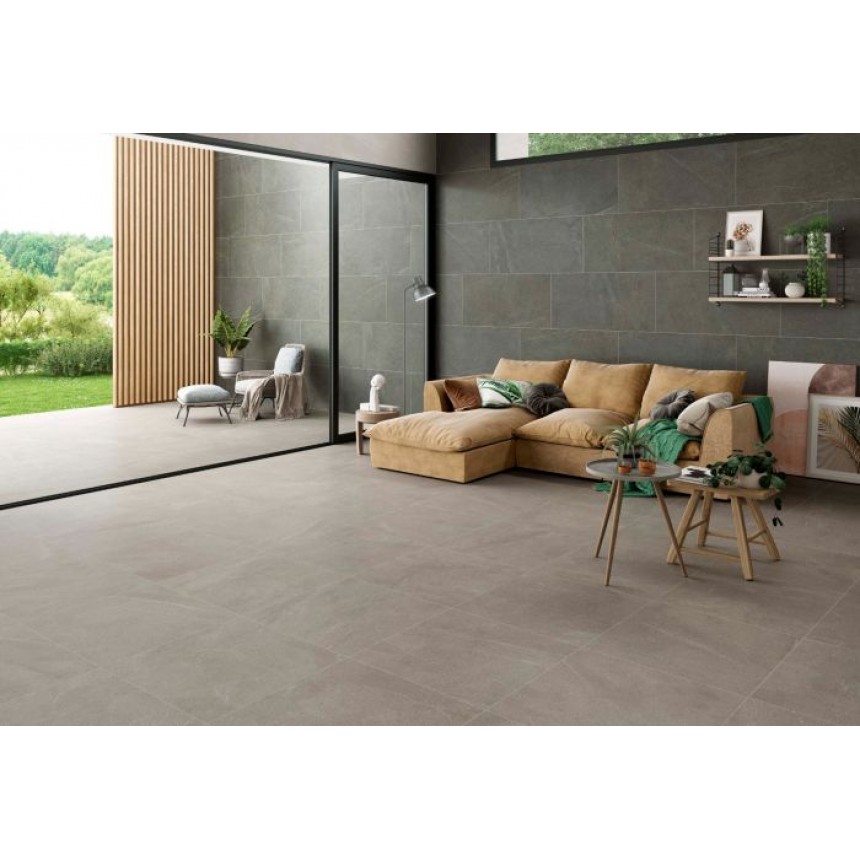 ΠΛΑΚΑΚΙ ΓΡΑΝΙΤΗΣ ΜΠΕΛΒΟΥ ΓΚΡΕΙ R10 75x75cm ΜΑΤ RECTIFIED ΠΡΩΤΗΣ ΠΟΙΟΤΗΤΑΣ