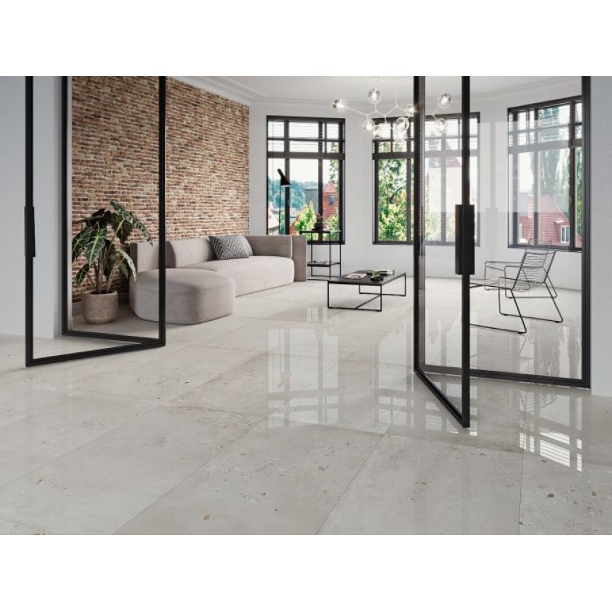 ΠΛΑΚΑΚΙ ΓΡΑΝΙΤΗ ΙΛΟΥΣΙΟΝ ΓΚΡΙΣ 60x120cm ΓΥΑΛΙΣΤΕΡΟ RECTIFIED ΠΡΩΤΗΣ ΠΟΙΟΤΗΤΑΣ