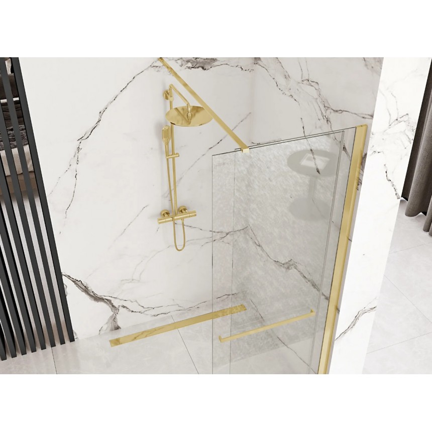 CORTIS GOLD 120 SHOWER WALL ΔΙΑΧΩΡΙΣΤΙΚΟ ΤΖΑΜΙ ΧΡΥΣΟ