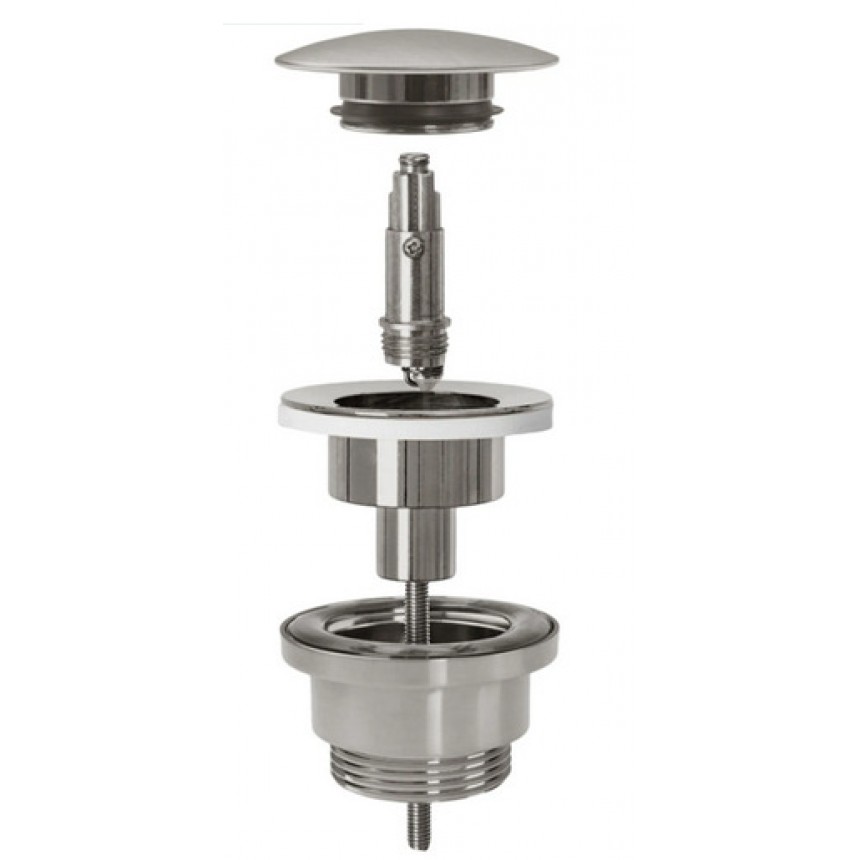 CLICK-CLACK COVER UNIVERSAL BRUSHED NICKEL ΒΑΛΒΙΔΑ ΑΣΗΜΙ ΝΙΚΕΛ