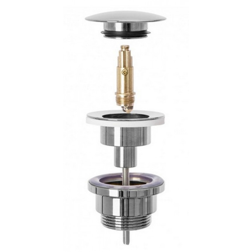 CLICK-CLACK PLUG UNIVERSAL CHROME ΒΑΛΒΙΔΑ ΑΣΥΜΙ