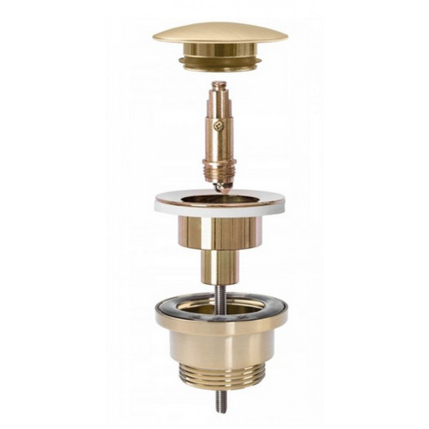 CLICK-CLACK UNIVERSAL BRUSHED GOLD COVER ΒΑΛΒΙΔΑ ΧΡΥΣΗ