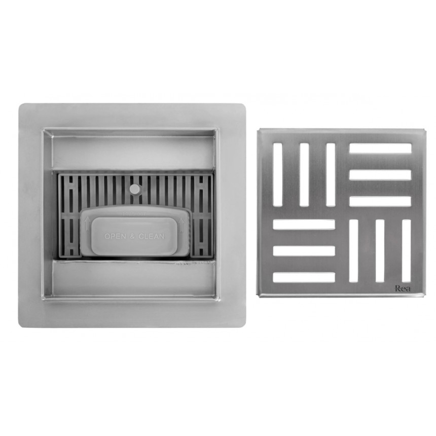 CROSS DRAIN 120x120 BRUSHED ΣΙΦΩΝΙ 12Χ12