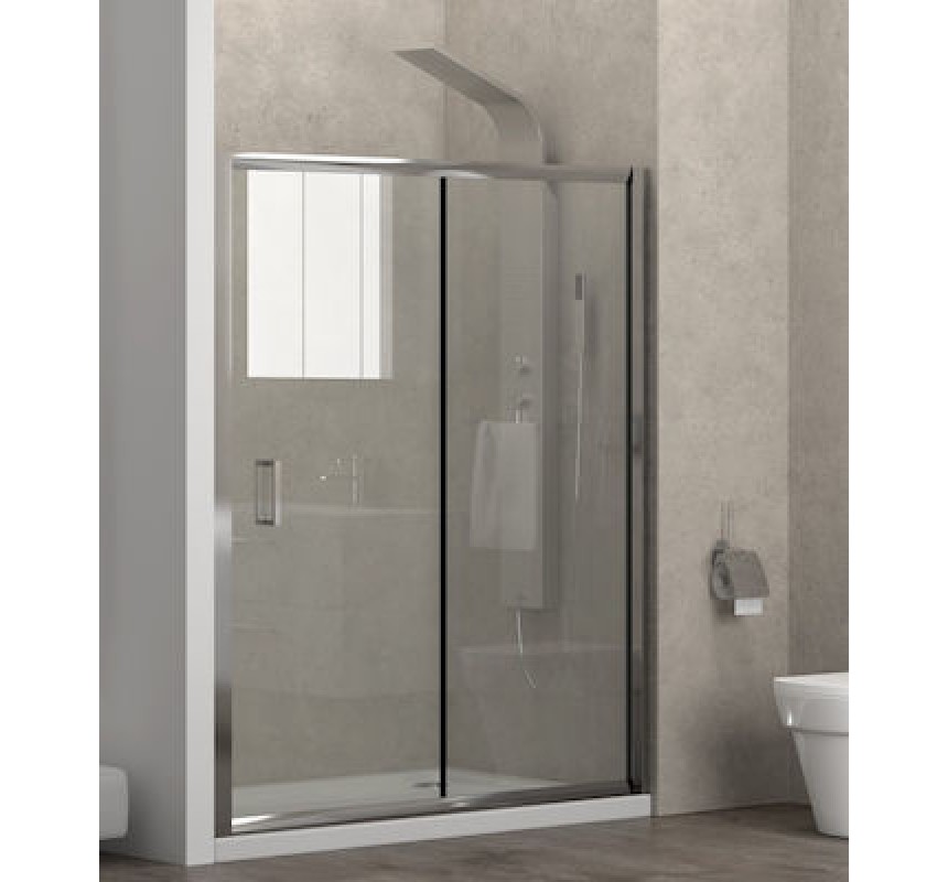 Karag New Flora 500 Διαχωριστικό Ντουζιέρας με Συρόμενη Πόρτα 120x180cm Clear Glass