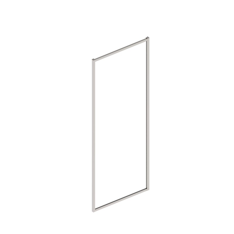 Σταθερό Πλαϊνό Κρύσταλλο Καμπίνας Interceramic Graziana Chrome 80x200cm