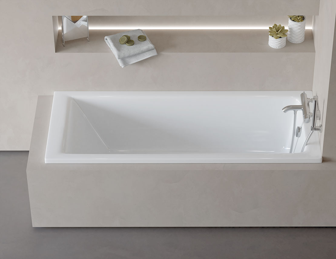 SANYCCES BALI - ΕΝΤΟΙΧΙΖΟΜΕΝΗ ΑΚΡΥΛΙΚΗ ΜΠΑΝΙΕΡΑ (BUILT-IN)