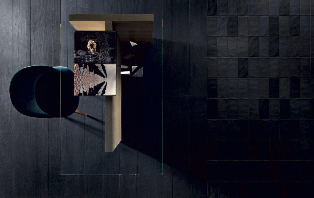 41 ZERO 42 - ΠΛΑΚΑΚΙ CONNECTIONS 02 GAP NERO 11,5x23cm