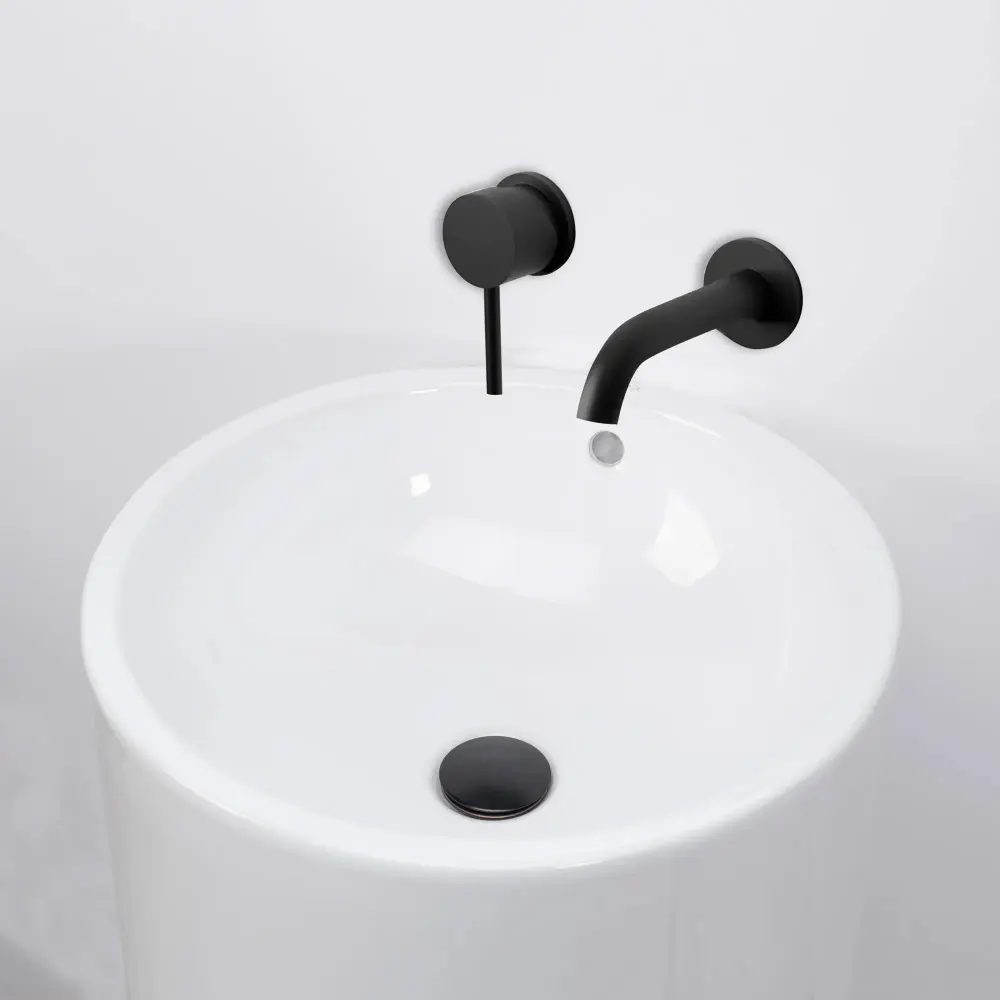 Ανεξάρτητος Επιδαπέδιος Κεραμικός Νιπτήρας Rea Estera White Gloss - 46 x 46 x 85 cm